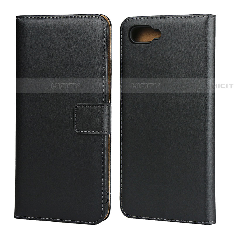 Coque Clapet Portefeuille Livre Cuir L01 pour Oppo RX17 Neo Noir Plus