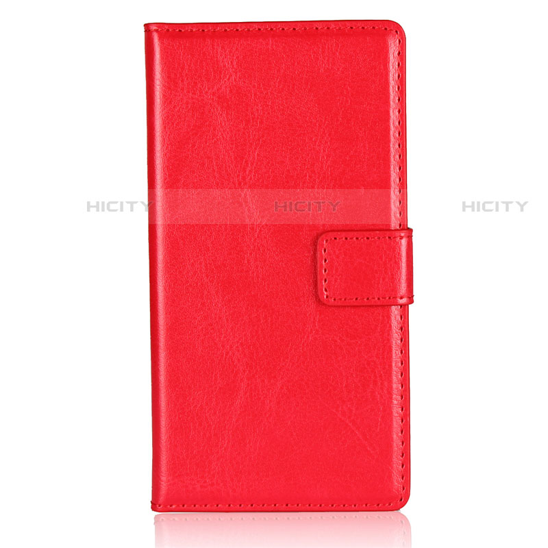 Coque Clapet Portefeuille Livre Cuir L01 pour Sony Xperia XZ1 Compact Rouge Plus