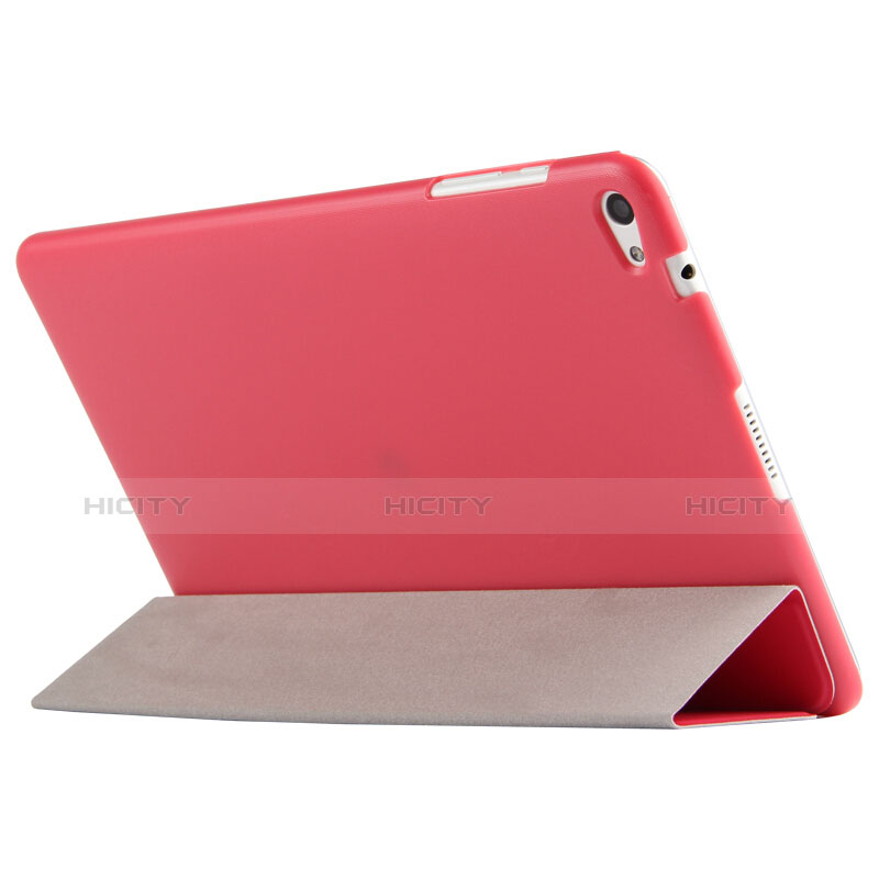 Coque Clapet Portefeuille Livre Cuir L02 pour Huawei MediaPad M2 10.1 FDR-A03L FDR-A01W Rouge Plus