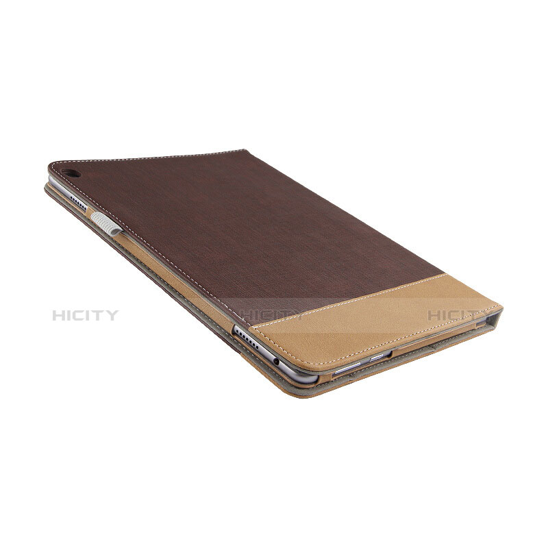 Coque Clapet Portefeuille Livre Cuir L02 pour Huawei MediaPad M3 Lite 10.1 BAH-W09 Marron Plus