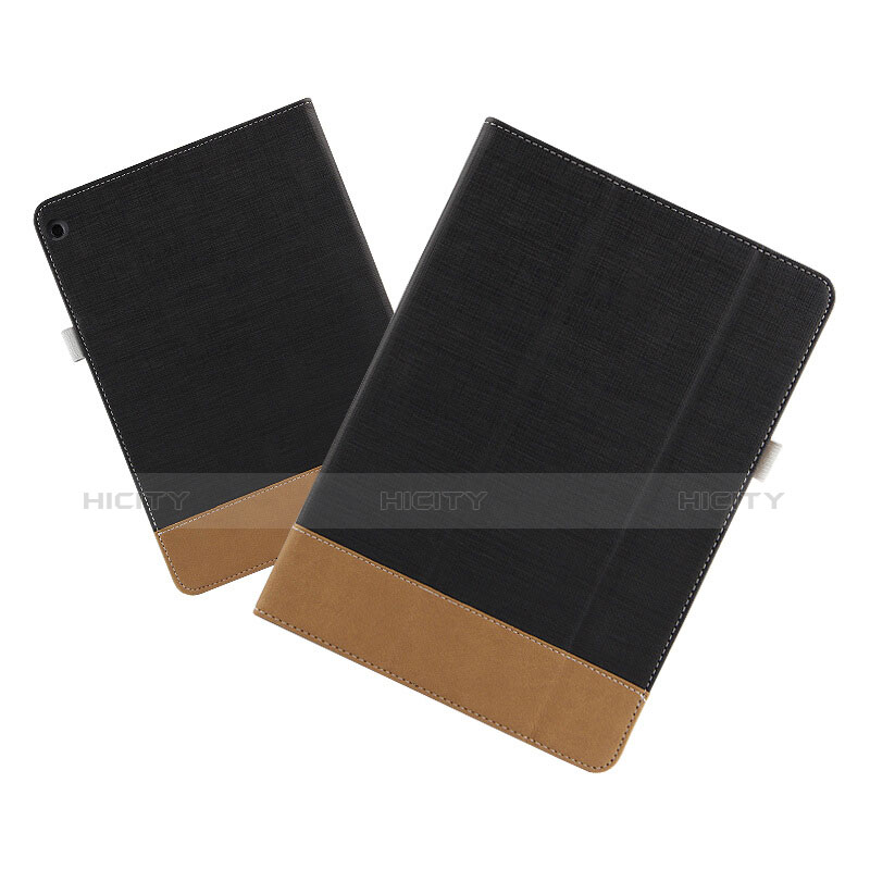 Coque Clapet Portefeuille Livre Cuir L02 pour Huawei MediaPad M3 Lite 10.1 BAH-W09 Noir Plus