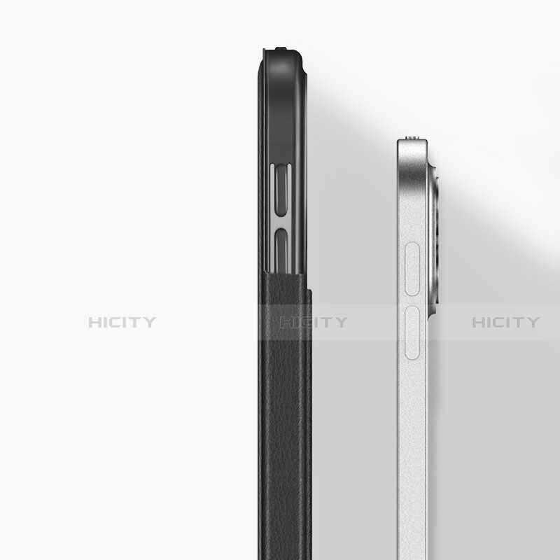 Coque Clapet Portefeuille Livre Cuir L03 pour Apple iPad Pro 11 (2021) Noir Plus