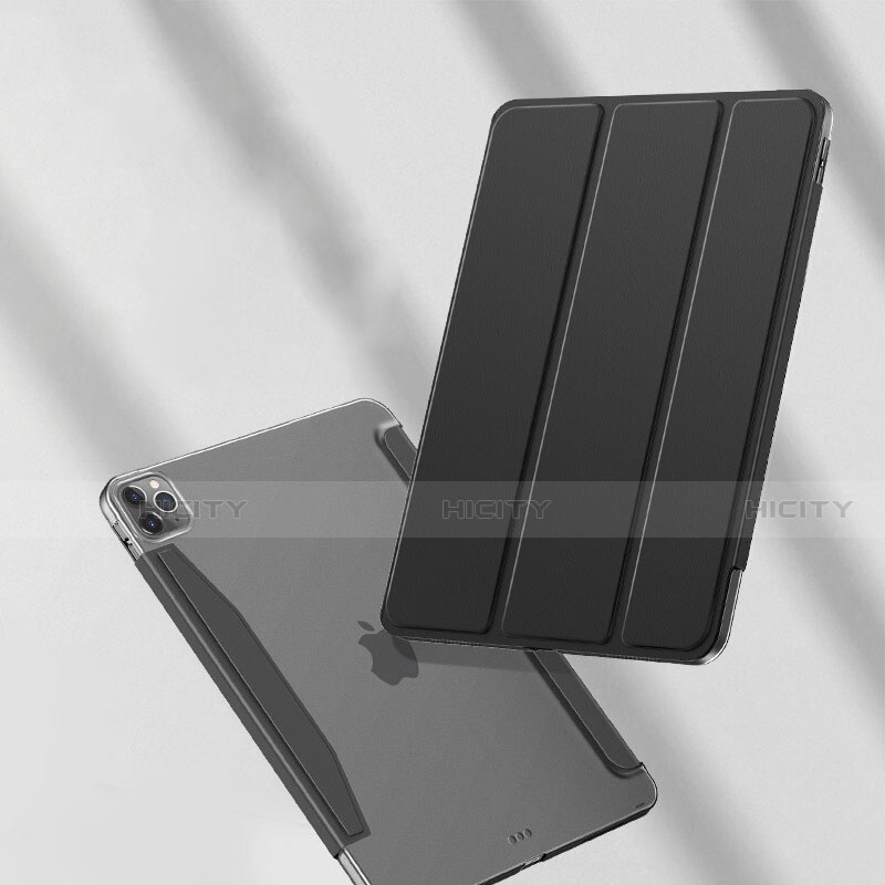 Coque Clapet Portefeuille Livre Cuir L03 pour Apple iPad Pro 11 (2022) Noir Plus