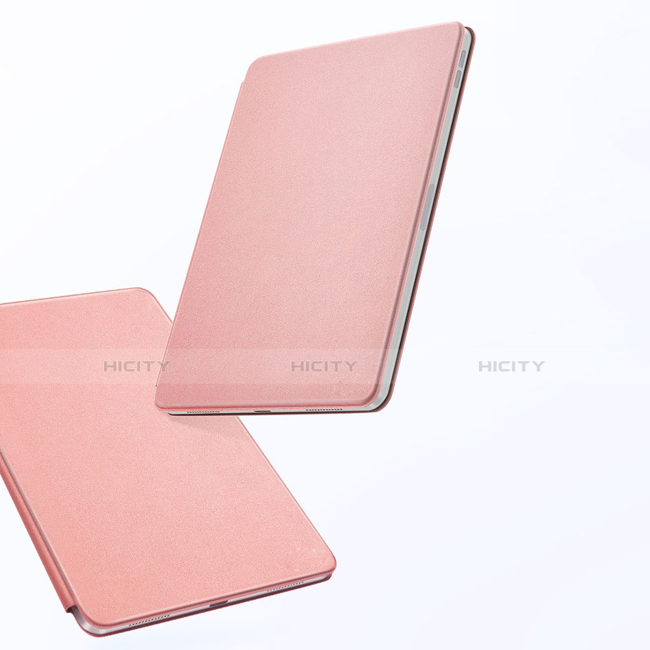 Coque Clapet Portefeuille Livre Cuir L03 pour Apple iPad Pro 12.9 (2018) Rose Plus