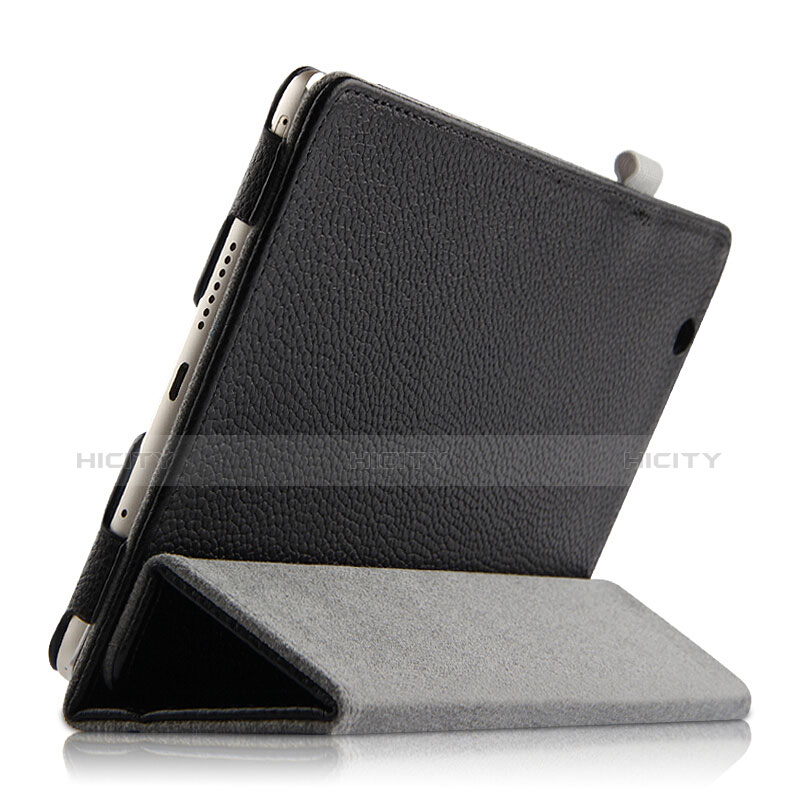 Coque Clapet Portefeuille Livre Cuir L03 pour Huawei Mediapad M3 8.4 BTV-DL09 BTV-W09 Noir Plus