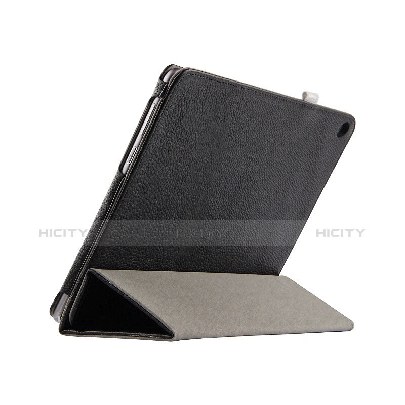 Coque Clapet Portefeuille Livre Cuir L03 pour Huawei MediaPad M3 Lite 10.1 BAH-W09 Noir Plus