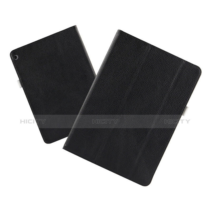 Coque Clapet Portefeuille Livre Cuir L03 pour Huawei MediaPad M3 Lite 10.1 BAH-W09 Noir Plus