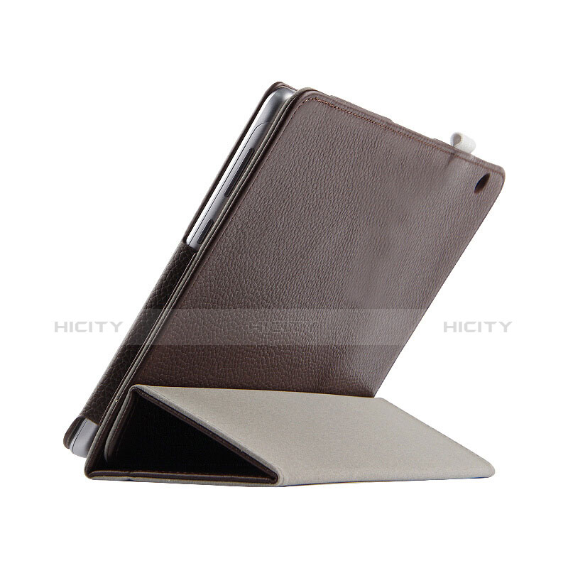 Coque Clapet Portefeuille Livre Cuir L03 pour Huawei MediaPad T3 10 AGS-L09 AGS-W09 Noir Plus