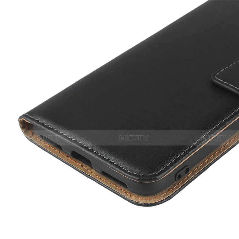 Coque Clapet Portefeuille Livre Cuir L03 pour Huawei Y7 (2019) Noir Plus