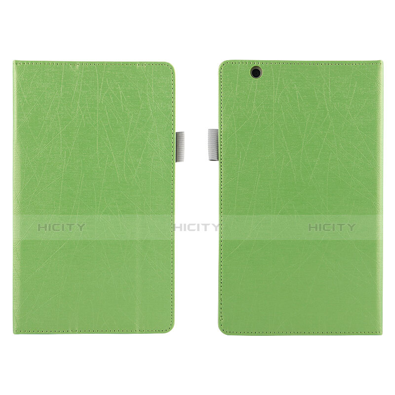 Coque Clapet Portefeuille Livre Cuir L04 pour Huawei Mediapad M3 8.4 BTV-DL09 BTV-W09 Vert Plus