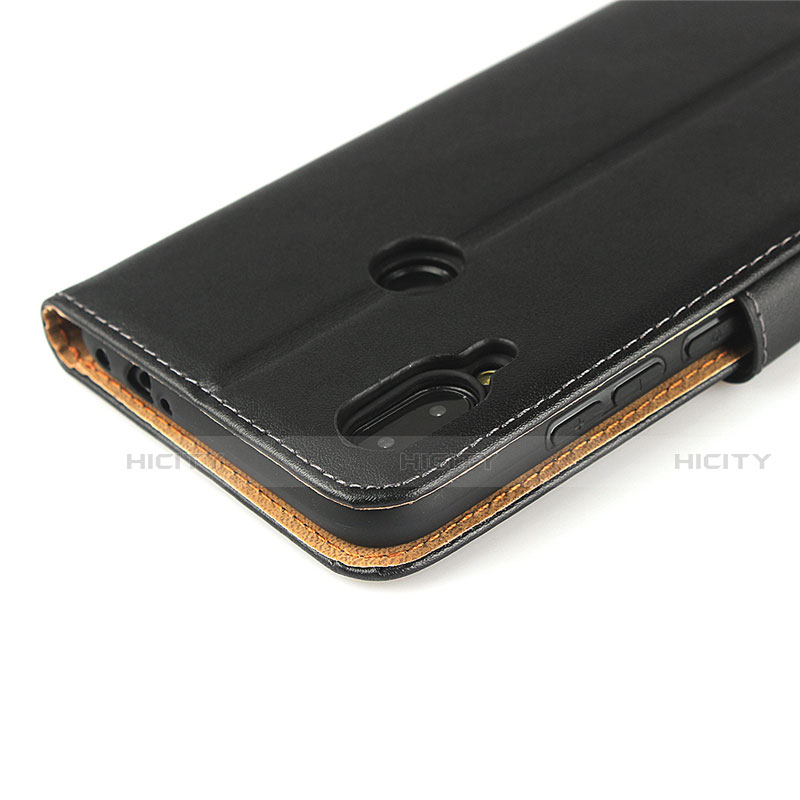 Coque Clapet Portefeuille Livre Cuir L04 pour Xiaomi Redmi Note 7 Pro Noir Plus