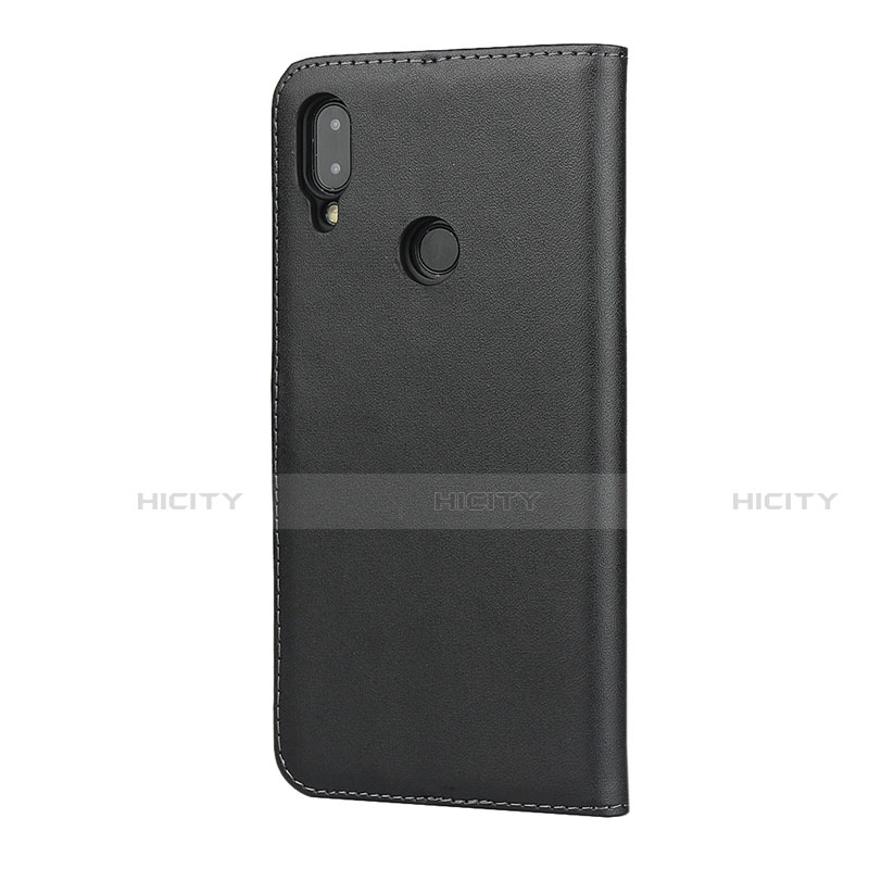 Coque Clapet Portefeuille Livre Cuir L04 pour Xiaomi Redmi Note 7 Pro Noir Plus