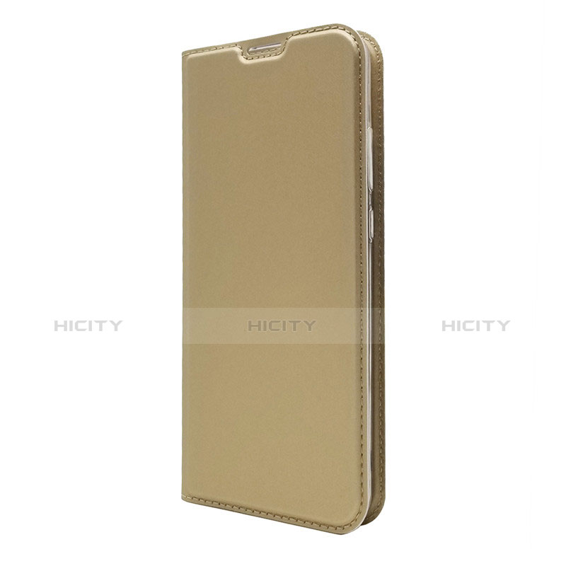 Coque Clapet Portefeuille Livre Cuir L06 pour Huawei Honor 10 Lite Or Plus