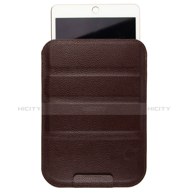 Coque Clapet Portefeuille Livre Cuir L07 pour Huawei MediaPad M5 8.4 SHT-AL09 SHT-W09 Marron Plus