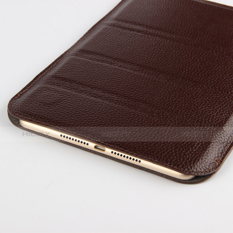 Coque Clapet Portefeuille Livre Cuir L07 pour Huawei MediaPad M5 8.4 SHT-AL09 SHT-W09 Marron Plus