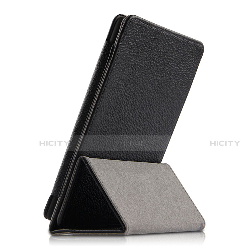 Coque Clapet Portefeuille Livre Cuir pour Amazon Kindle Paperwhite 6 inch Noir Plus