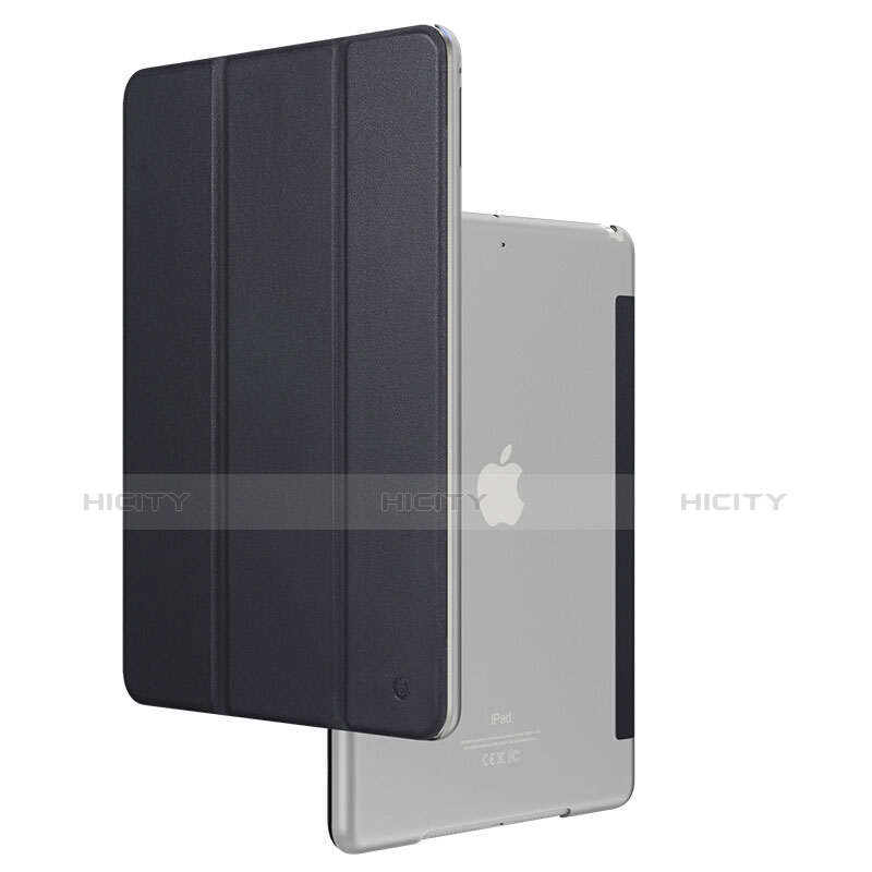 Coque Clapet Portefeuille Livre Cuir pour Apple iPad Mini 5 (2019) Noir Plus