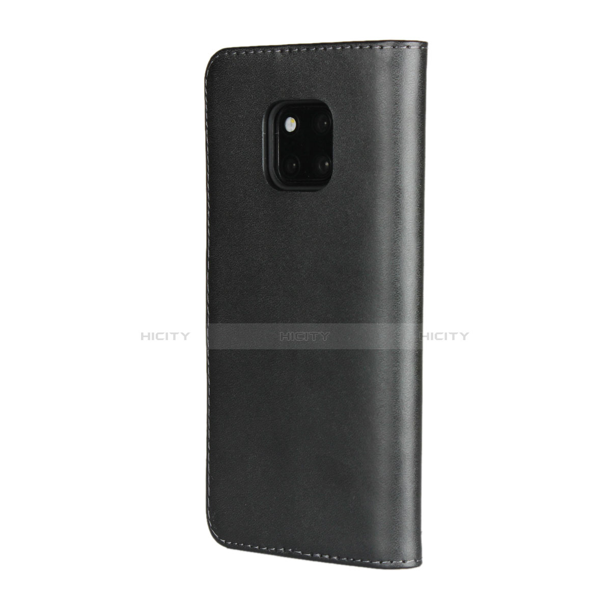 Coque Clapet Portefeuille Livre Cuir pour Huawei Mate 20 Pro Noir Plus