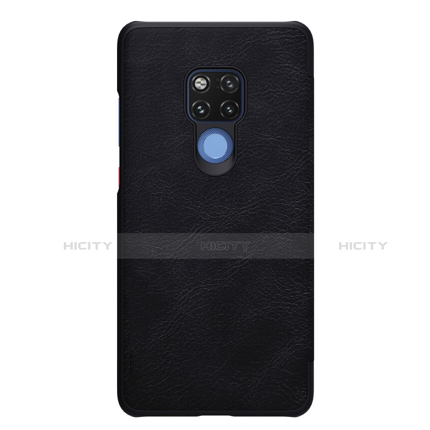 Coque Clapet Portefeuille Livre Cuir pour Huawei Mate 20 X 5G Noir Plus