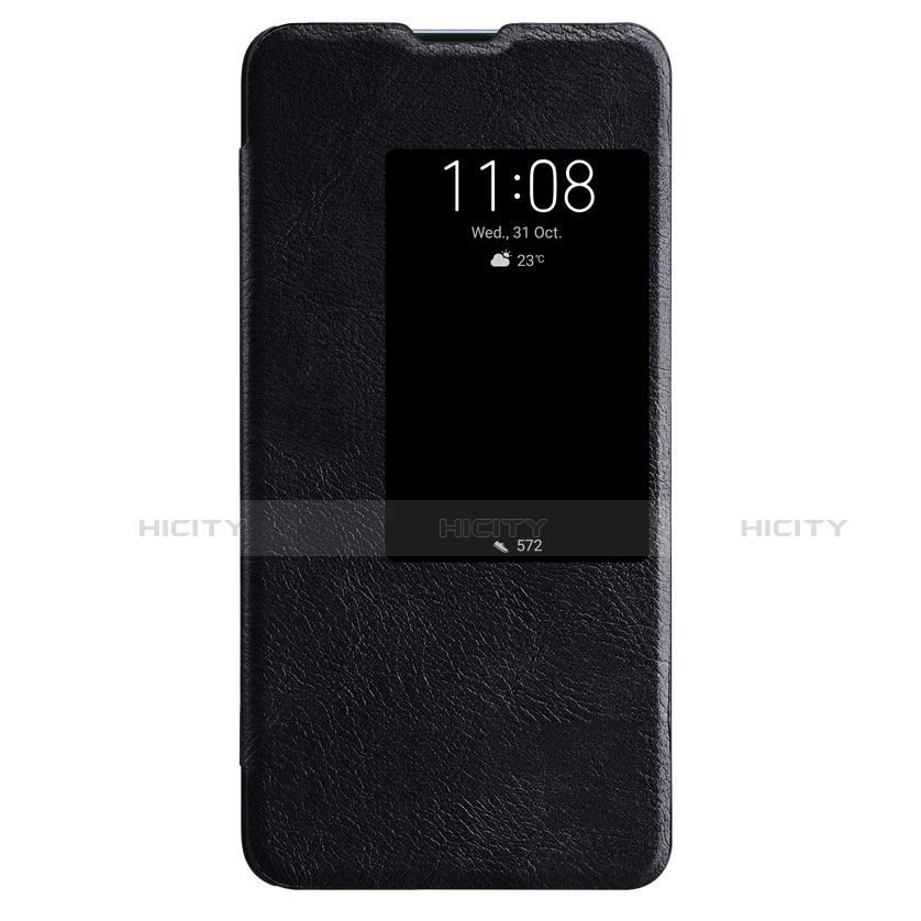 Coque Clapet Portefeuille Livre Cuir pour Huawei Mate 20 X 5G Noir Plus