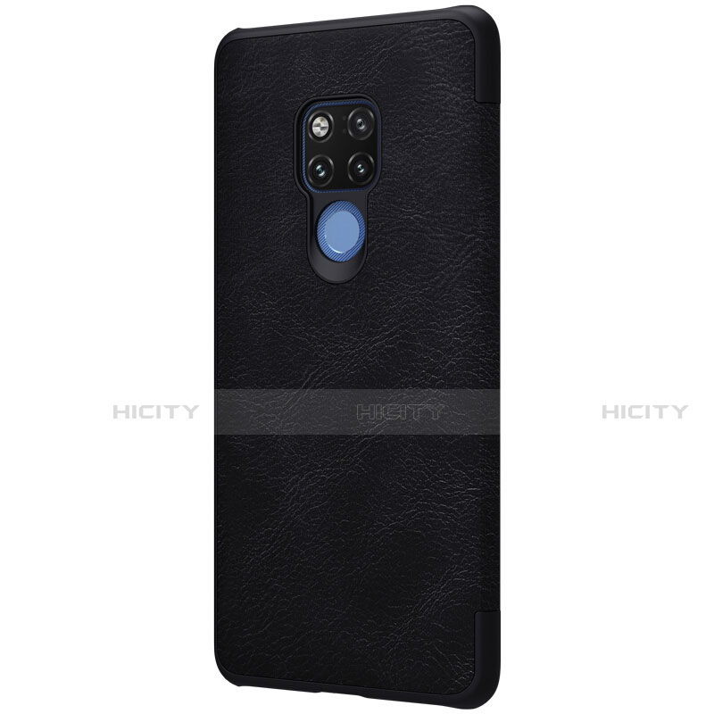 Coque Clapet Portefeuille Livre Cuir pour Huawei Mate 20 X 5G Noir Plus