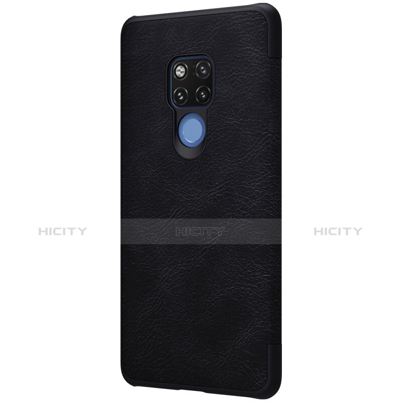 Coque Clapet Portefeuille Livre Cuir pour Huawei Mate 20 X Noir Plus