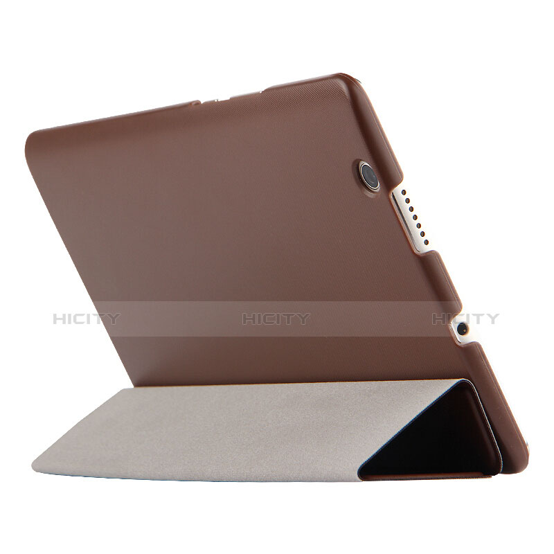 Coque Clapet Portefeuille Livre Cuir pour Huawei Mediapad M3 8.4 BTV-DL09 BTV-W09 Marron Plus