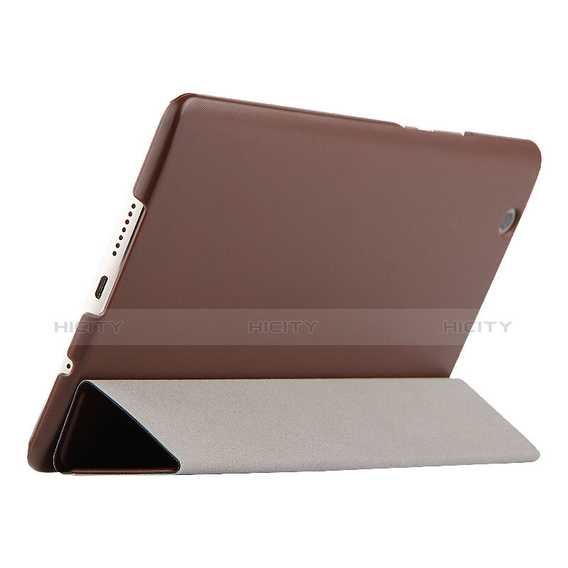 Coque Clapet Portefeuille Livre Cuir pour Huawei Mediapad M3 8.4 BTV-DL09 BTV-W09 Marron Plus