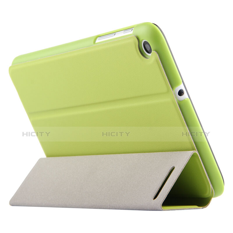 Coque Clapet Portefeuille Livre Cuir pour Huawei Mediapad T1 7.0 T1-701 T1-701U Vert Plus