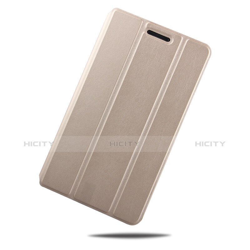 Coque Clapet Portefeuille Livre Cuir pour Huawei Mediapad T2 7.0 BGO-DL09 BGO-L03 Or Plus