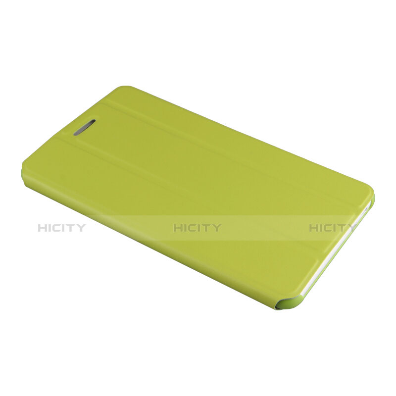 Coque Clapet Portefeuille Livre Cuir pour Huawei MediaPad T2 Pro 7.0 PLE-703L Vert Plus