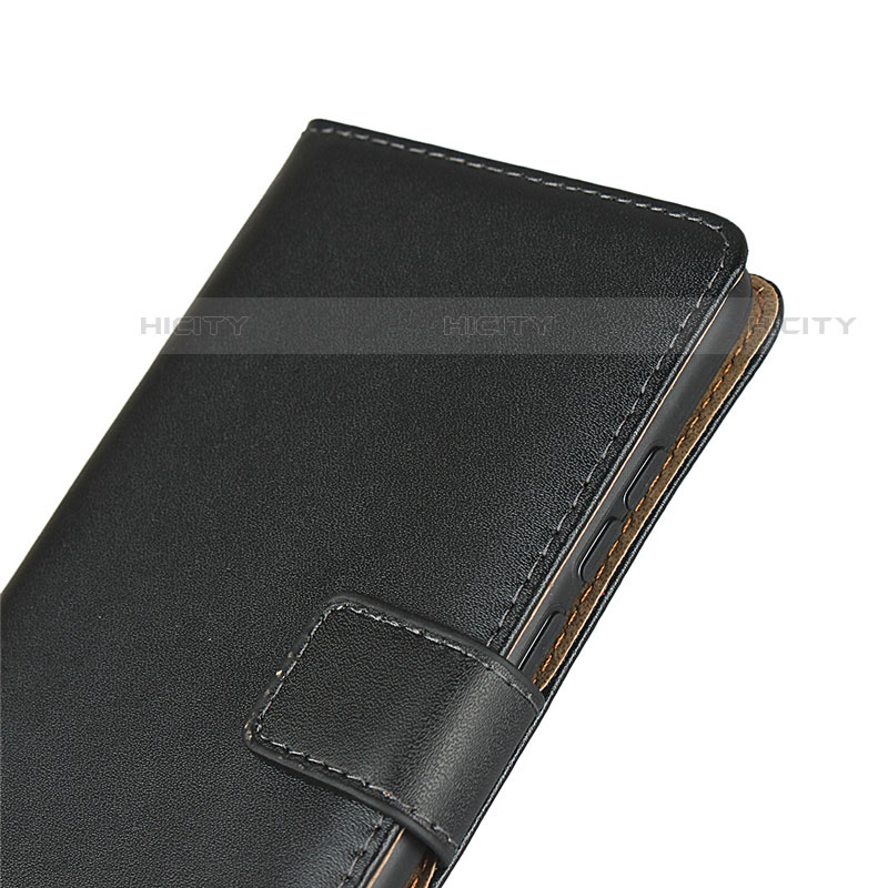 Coque Clapet Portefeuille Livre Cuir pour Huawei P Smart (2020) Noir Plus