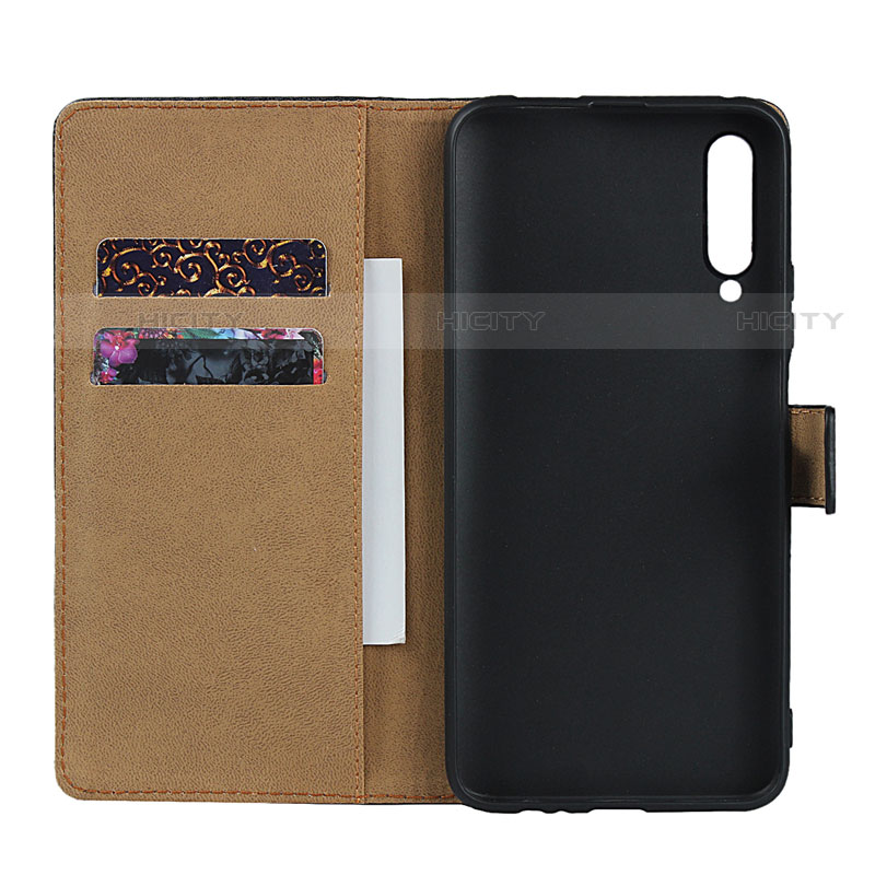 Coque Clapet Portefeuille Livre Cuir pour Huawei Y9s Noir Plus