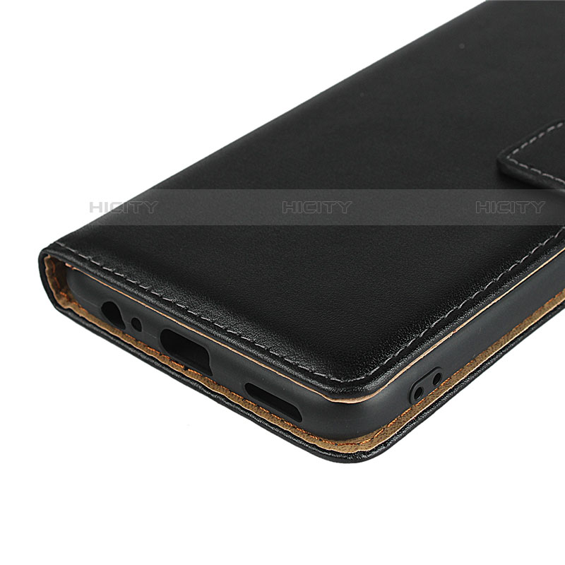 Coque Clapet Portefeuille Livre Cuir pour Huawei Y9s Noir Plus