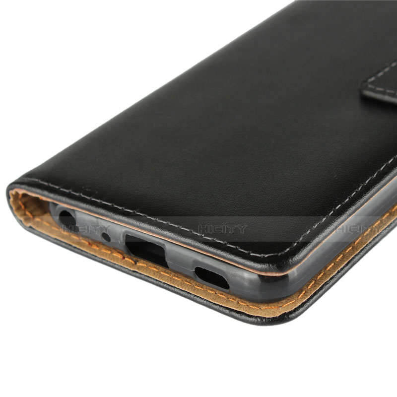 Coque Clapet Portefeuille Livre Cuir pour LG G7 Noir Plus