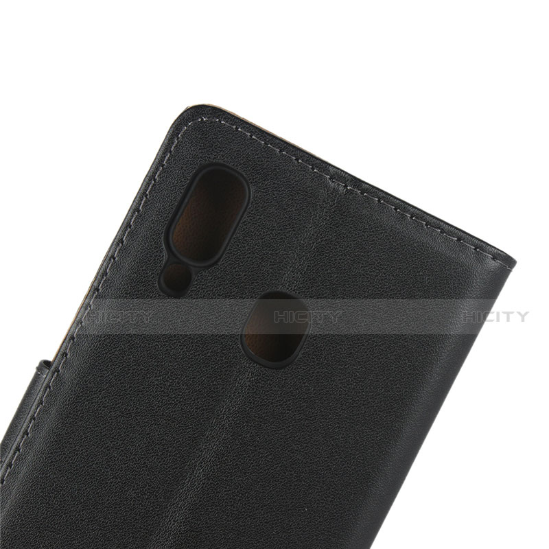 Coque Clapet Portefeuille Livre Cuir pour Samsung Galaxy A20e Noir Plus