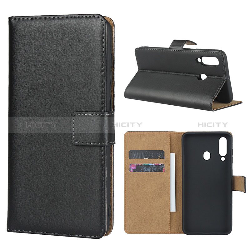 Coque Clapet Portefeuille Livre Cuir pour Samsung Galaxy M40 Noir Plus