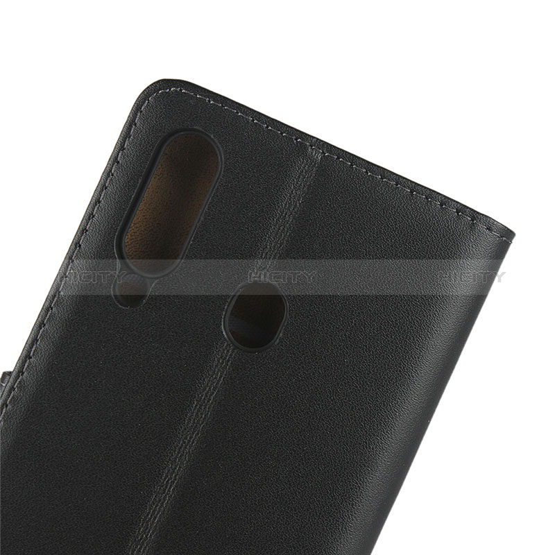 Coque Clapet Portefeuille Livre Cuir pour Samsung Galaxy M40 Noir Plus