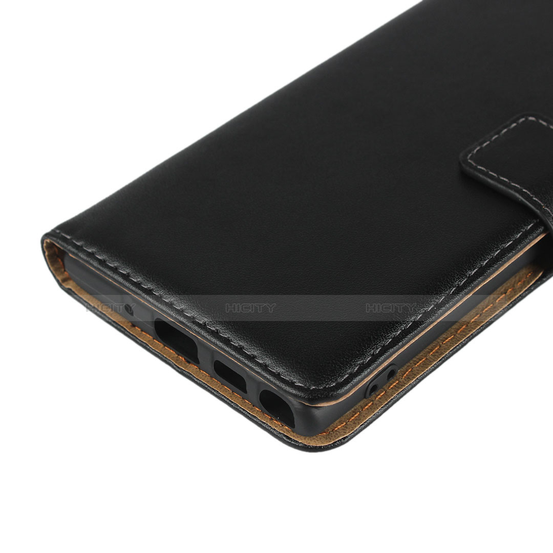 Coque Clapet Portefeuille Livre Cuir pour Samsung Galaxy Note 10 Noir Plus