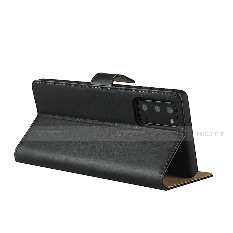 Coque Clapet Portefeuille Livre Cuir pour Samsung Galaxy Note 20 5G Noir Plus