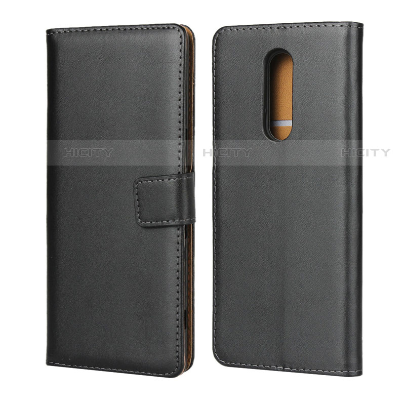 Coque Clapet Portefeuille Livre Cuir pour Sony Xperia 1 Noir Plus