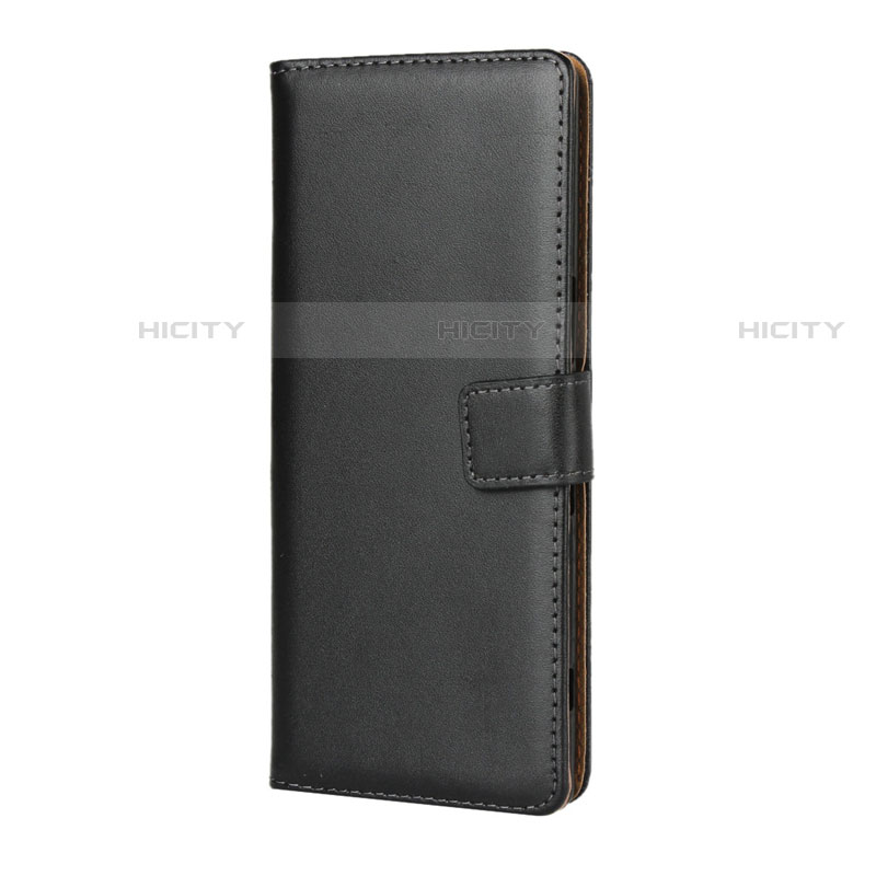 Coque Clapet Portefeuille Livre Cuir pour Sony Xperia 1 Noir Plus