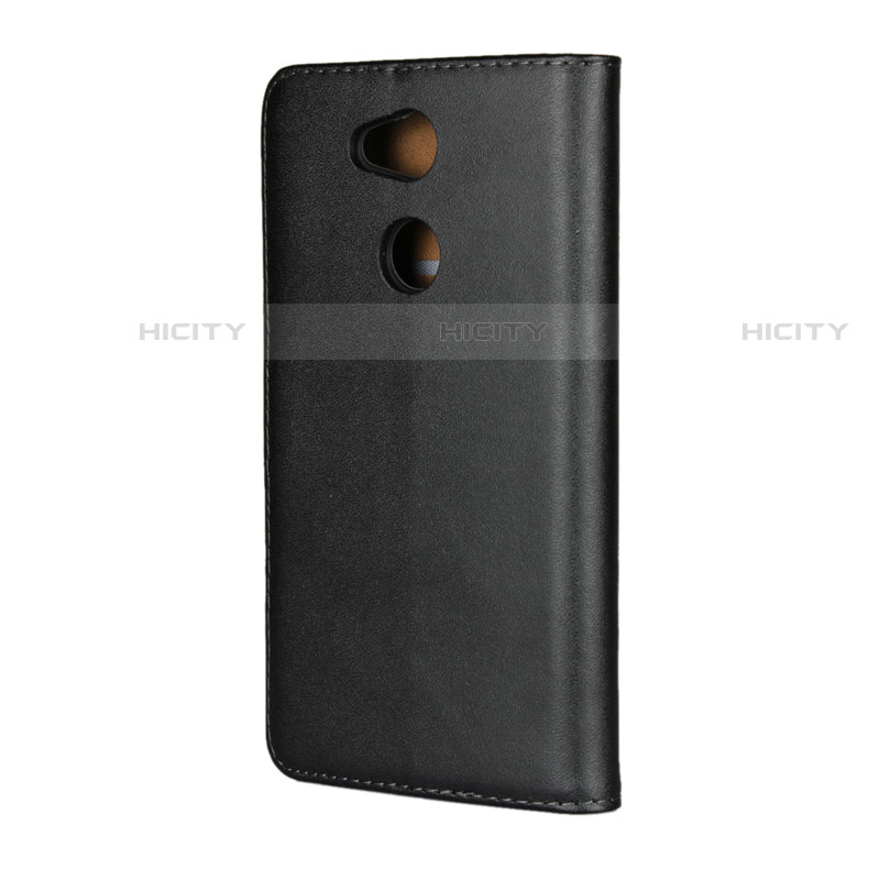 Coque Clapet Portefeuille Livre Cuir pour Sony Xperia L2 Noir Plus