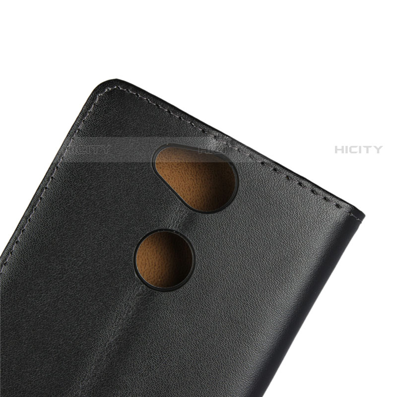 Coque Clapet Portefeuille Livre Cuir pour Sony Xperia XA2 Noir Plus