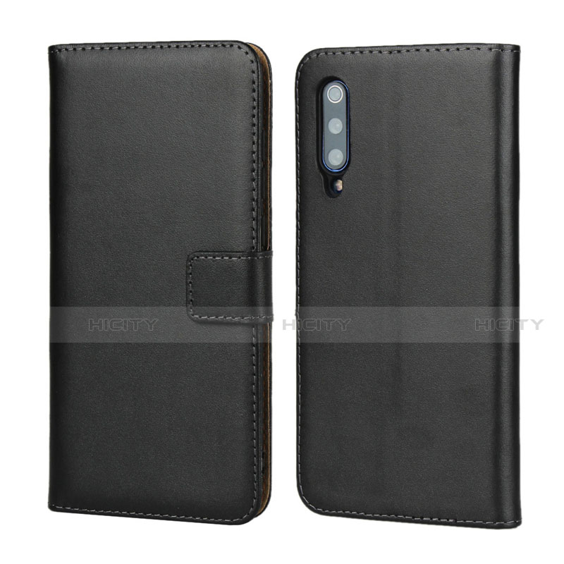 Coque Clapet Portefeuille Livre Cuir pour Xiaomi Mi 9 Lite Noir Plus