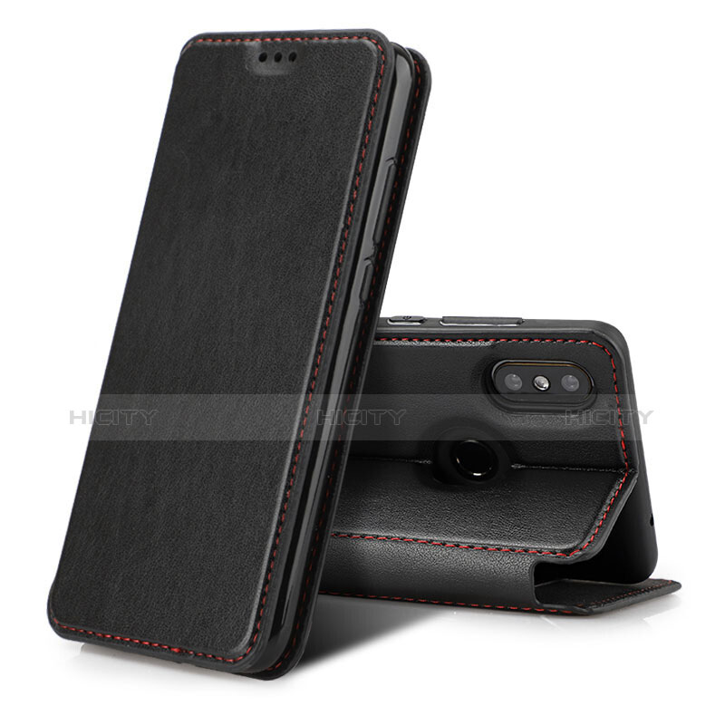 Coque Clapet Portefeuille Livre Cuir pour Xiaomi Mi Mix 3 Noir Plus