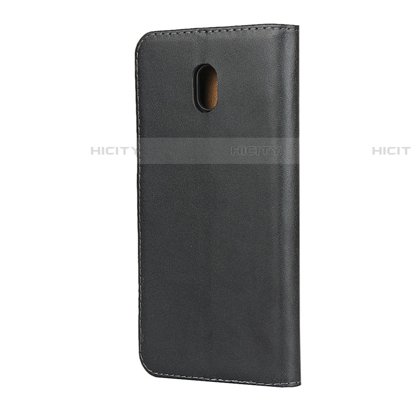 Coque Clapet Portefeuille Livre Cuir pour Xiaomi Redmi 8A Noir Plus