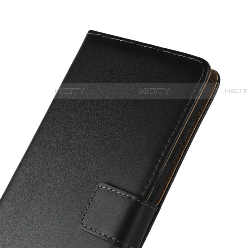 Coque Clapet Portefeuille Livre Cuir S01 pour Samsung Galaxy A90 5G Noir Plus