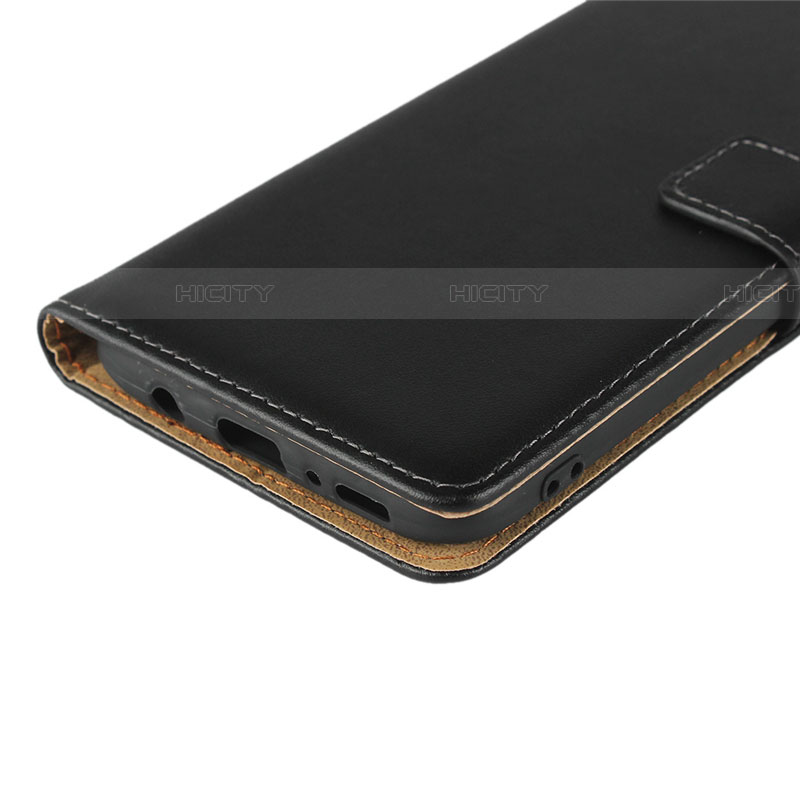 Coque Clapet Portefeuille Livre Cuir S01 pour Samsung Galaxy A90 5G Noir Plus