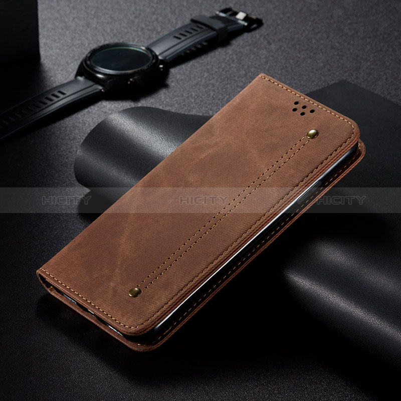 Coque Clapet Portefeuille Livre Tissu B01S pour Samsung Galaxy Note 10 Lite Plus
